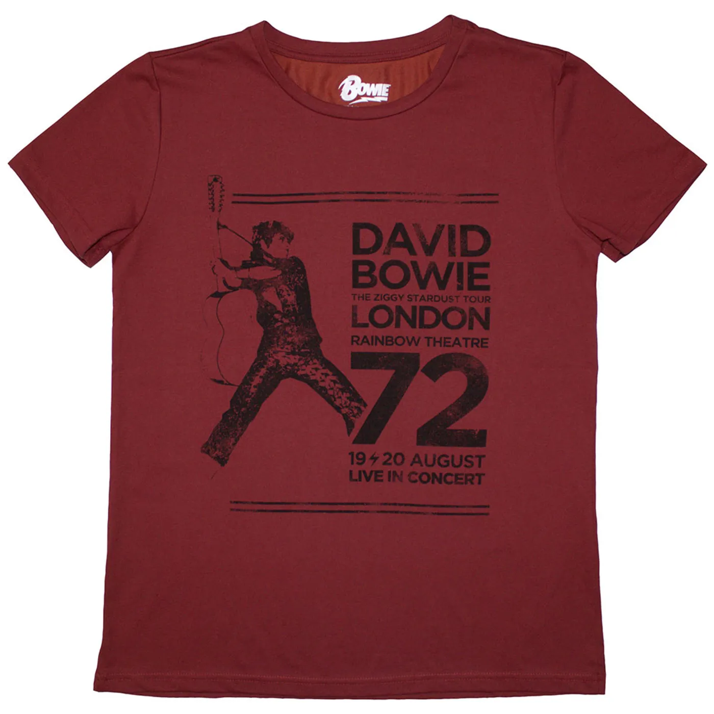 David Bowie Woman's T Shirt - Rainbow Theatre