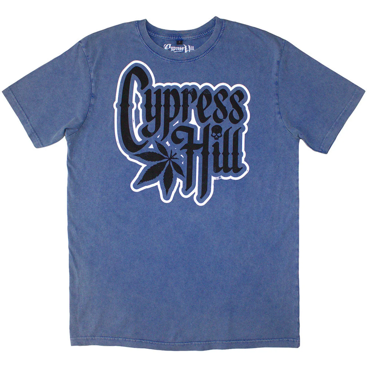Cypress Hill T Shirt - Logo Stone Wash