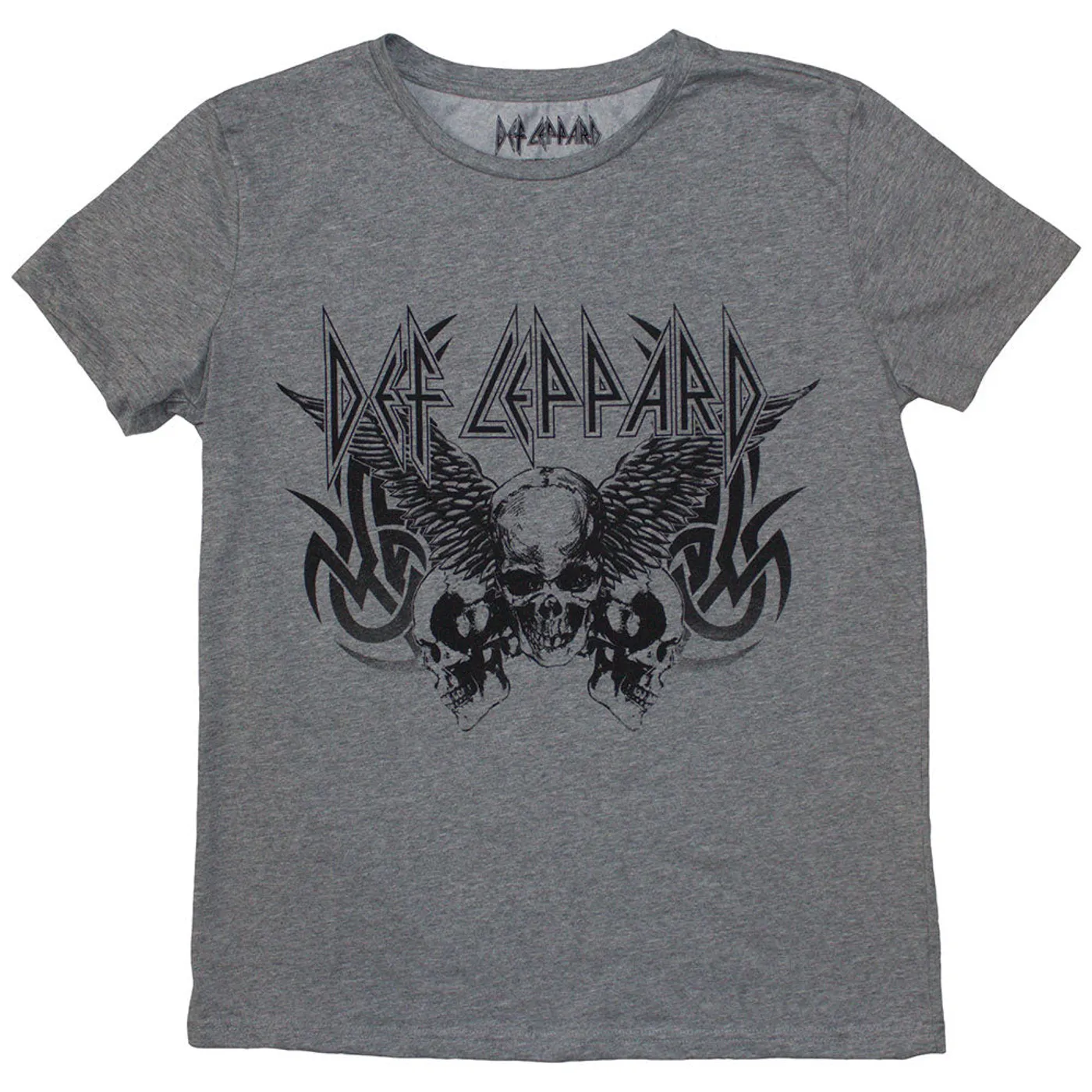 Def Leppard Woman's T Shirt - Tribal Skull