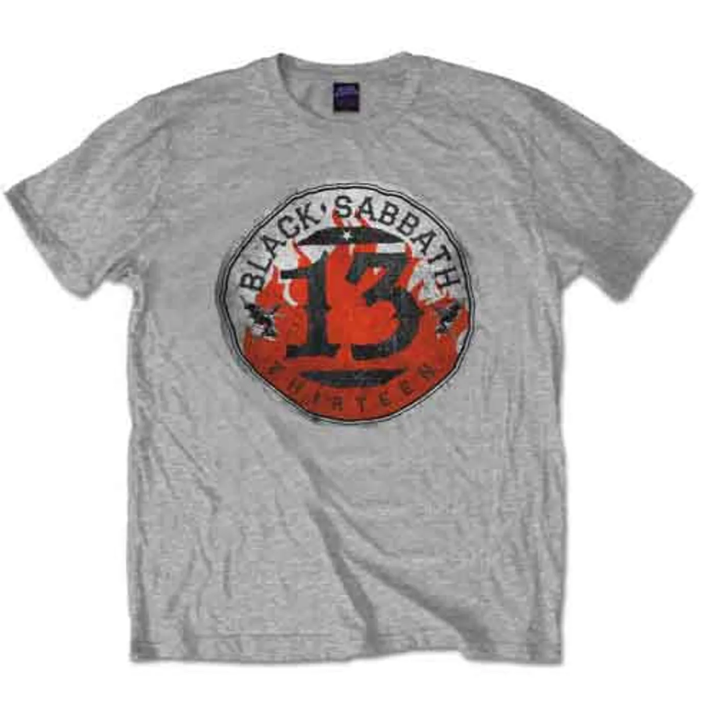 Black Sabbath T Shirt - 13 Flame Circle