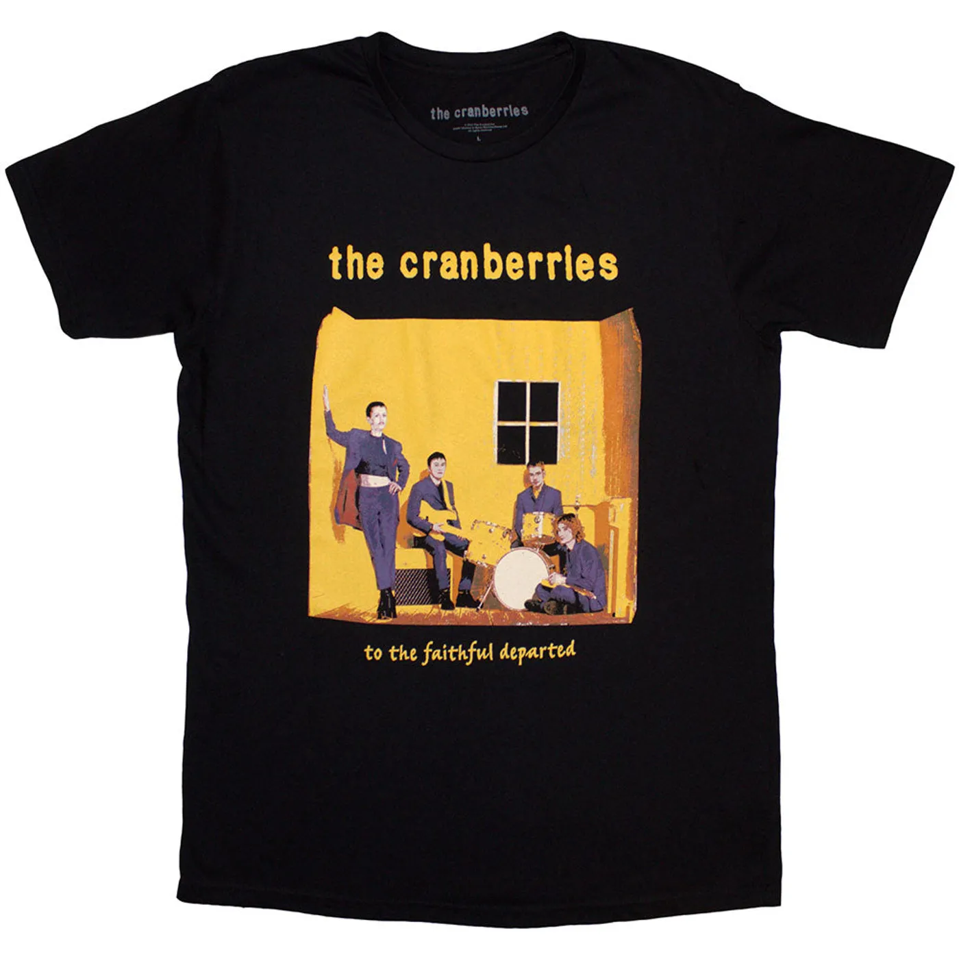 The Cranberries T Shirt - Faithfully Departed Cover