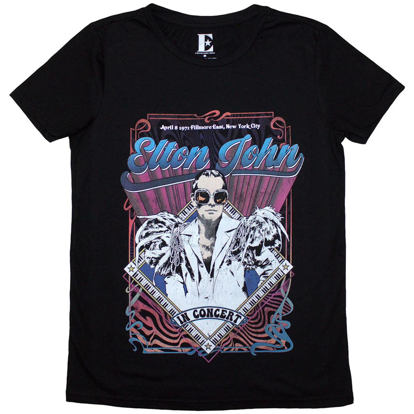 Elton John Woman's T Shirt - Psych Vintage