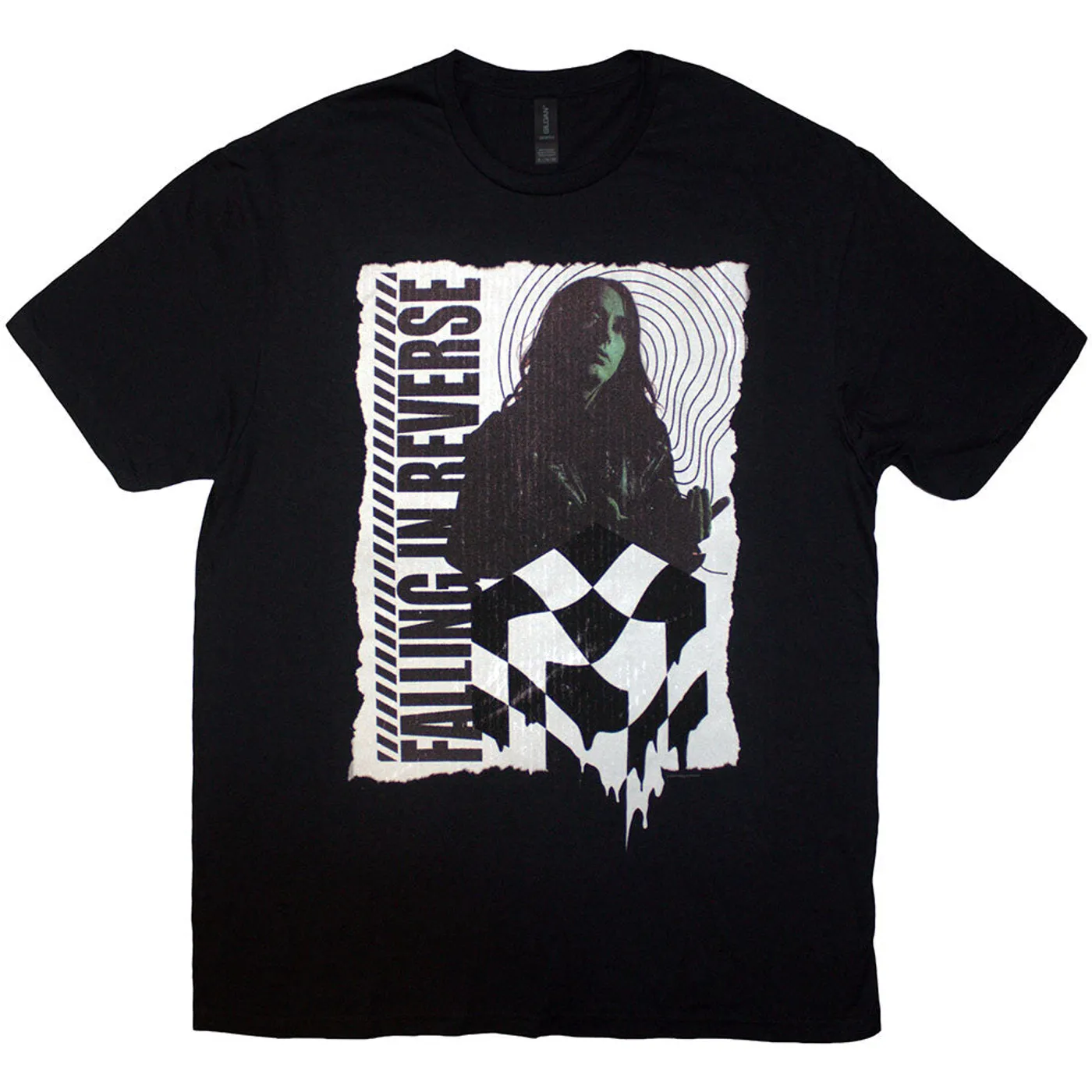 Falling In Reverse T Shirt - 21 Chequered
