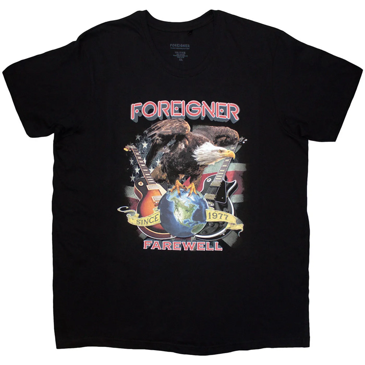 Foreigner T Shirt - Farewell Eagle