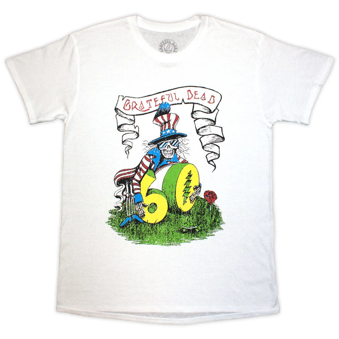 Grateful Dead T Shirt - 60th Rose Pose