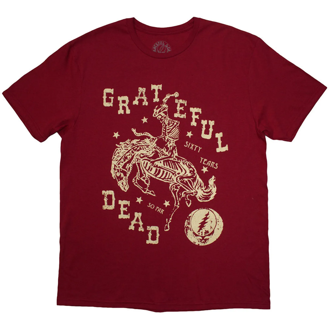 Grateful Dead T Shirt - Skeleton Horse