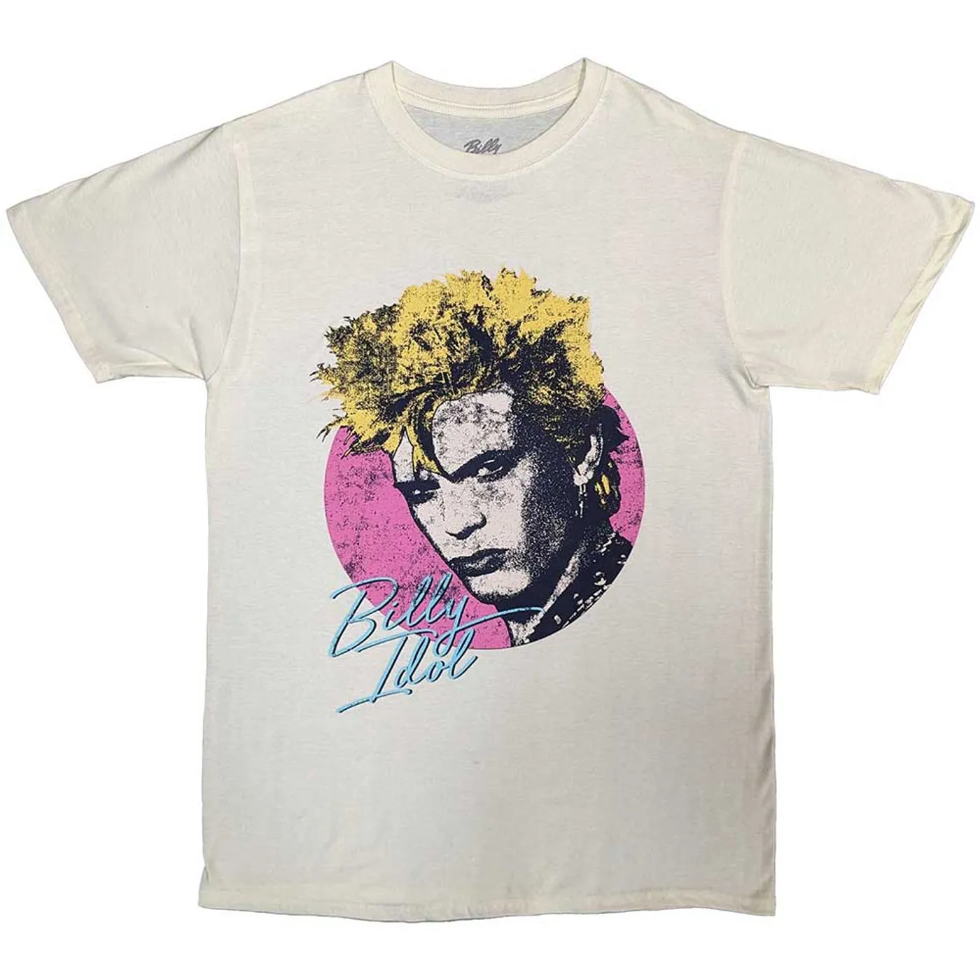 Billy Idol T Shirt - Circle Illustration