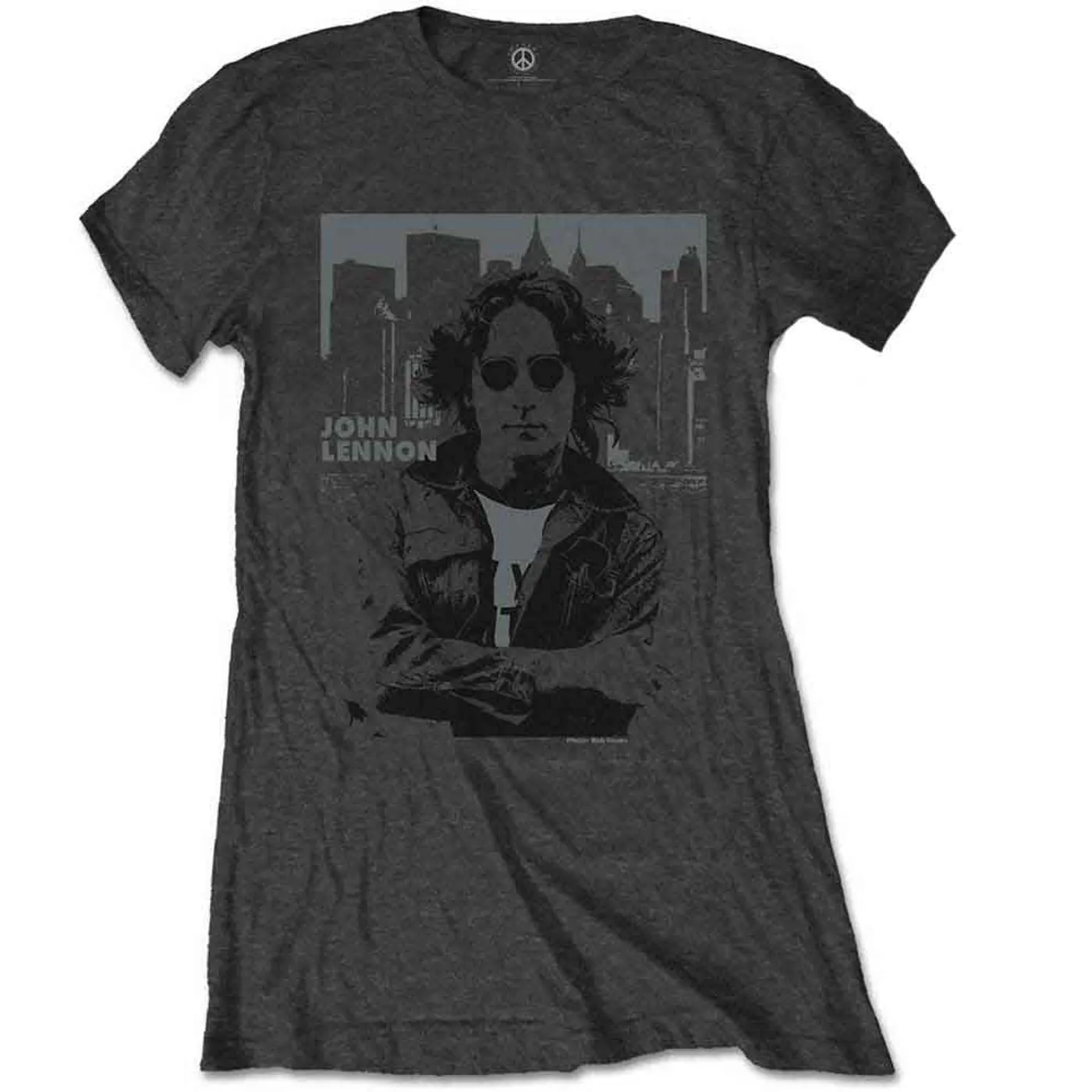 John Lennon Woman's T Shirt - Skyline