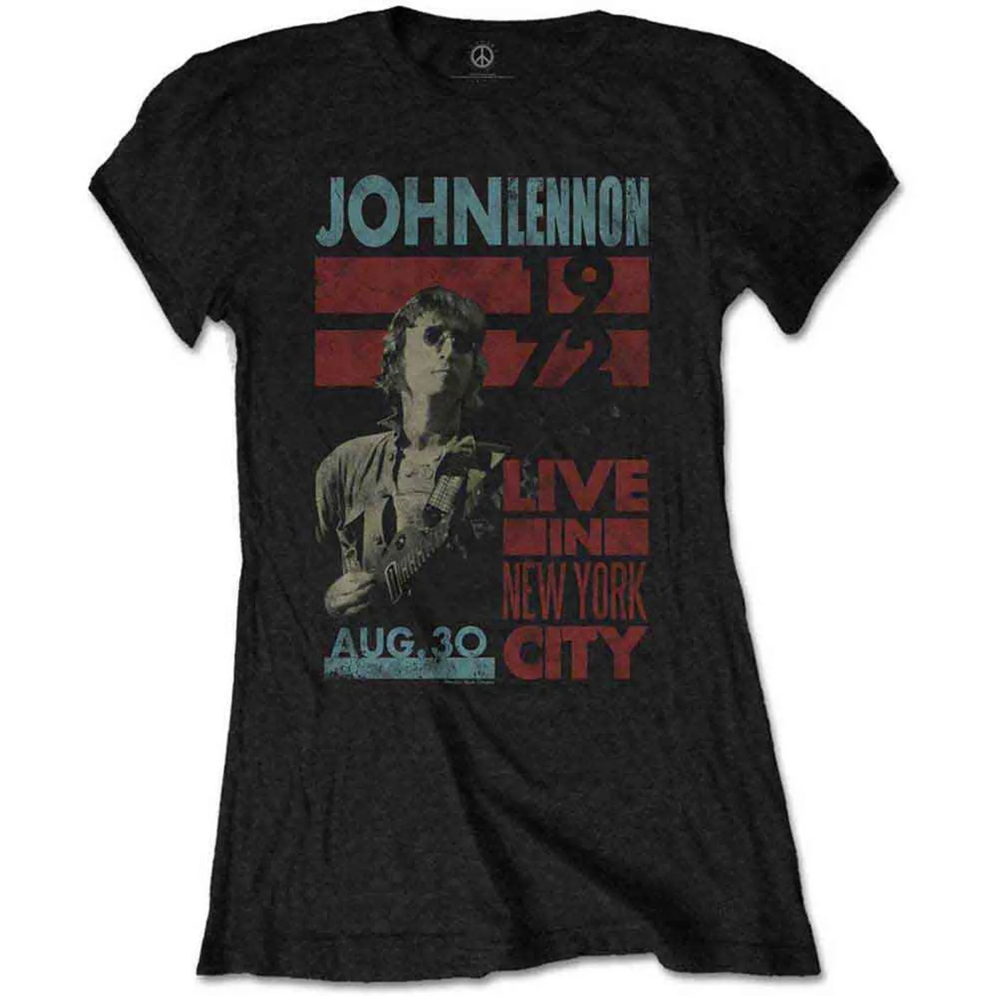 John Lennon Woman's T Shirt - Live In NYC