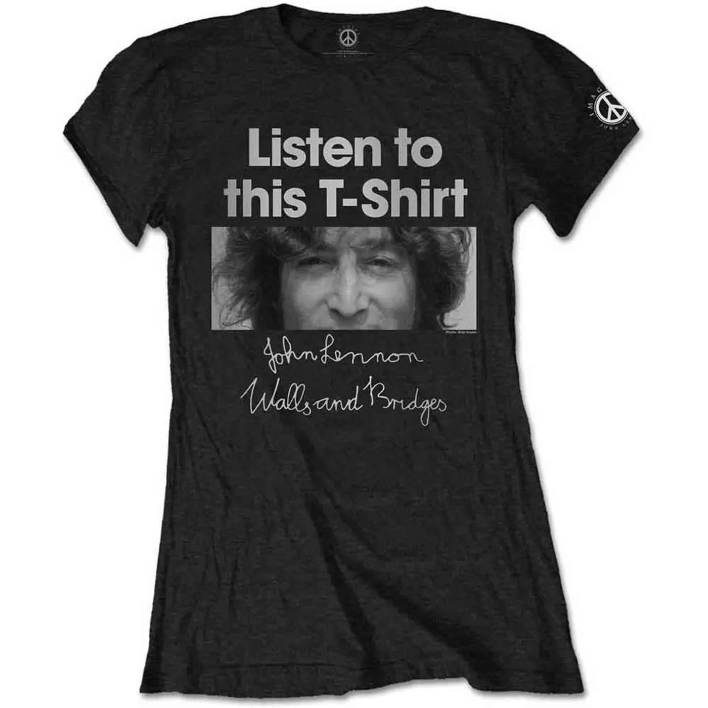 John Lennon Woman's T Shirt - Listen