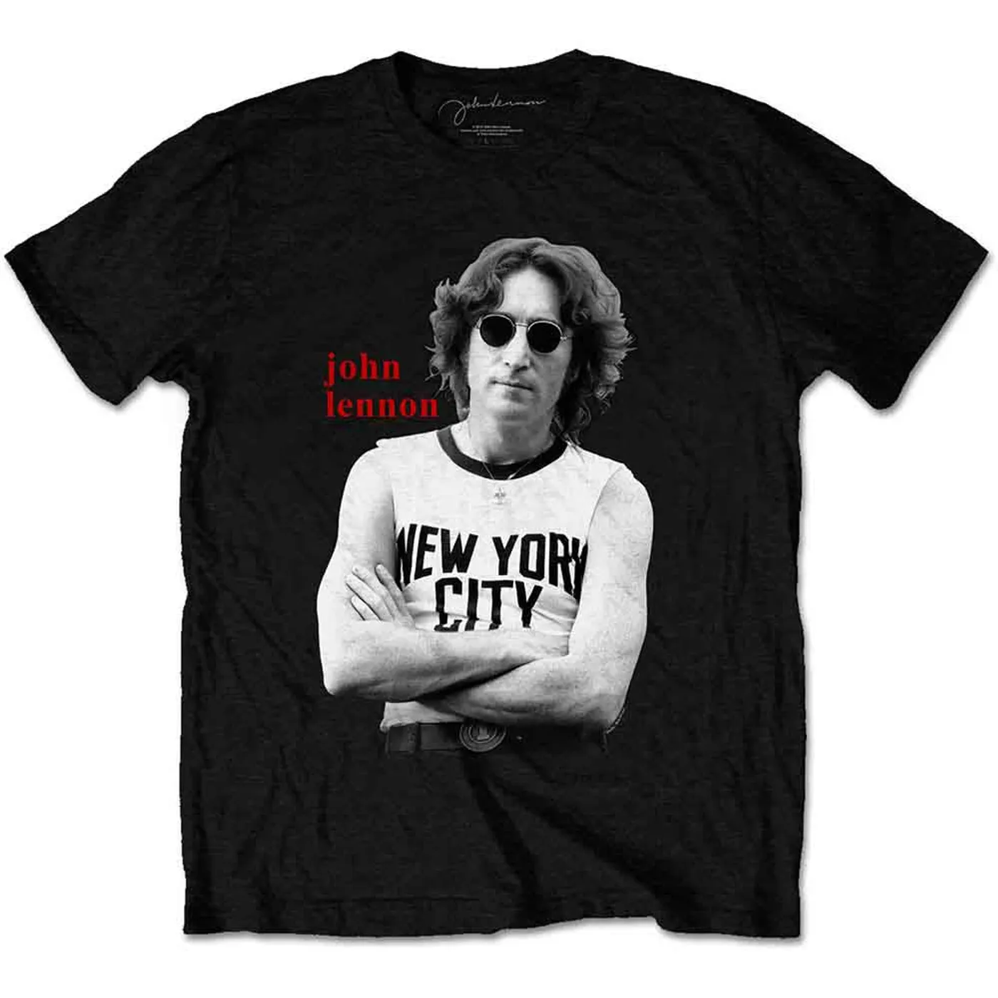 John Lennon T Shirt - NYC B&W