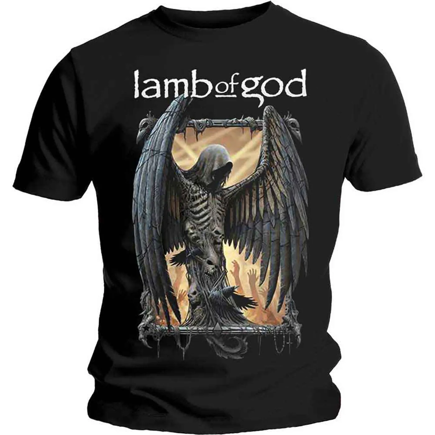 Lamb Of God T Shirt - Winged Death