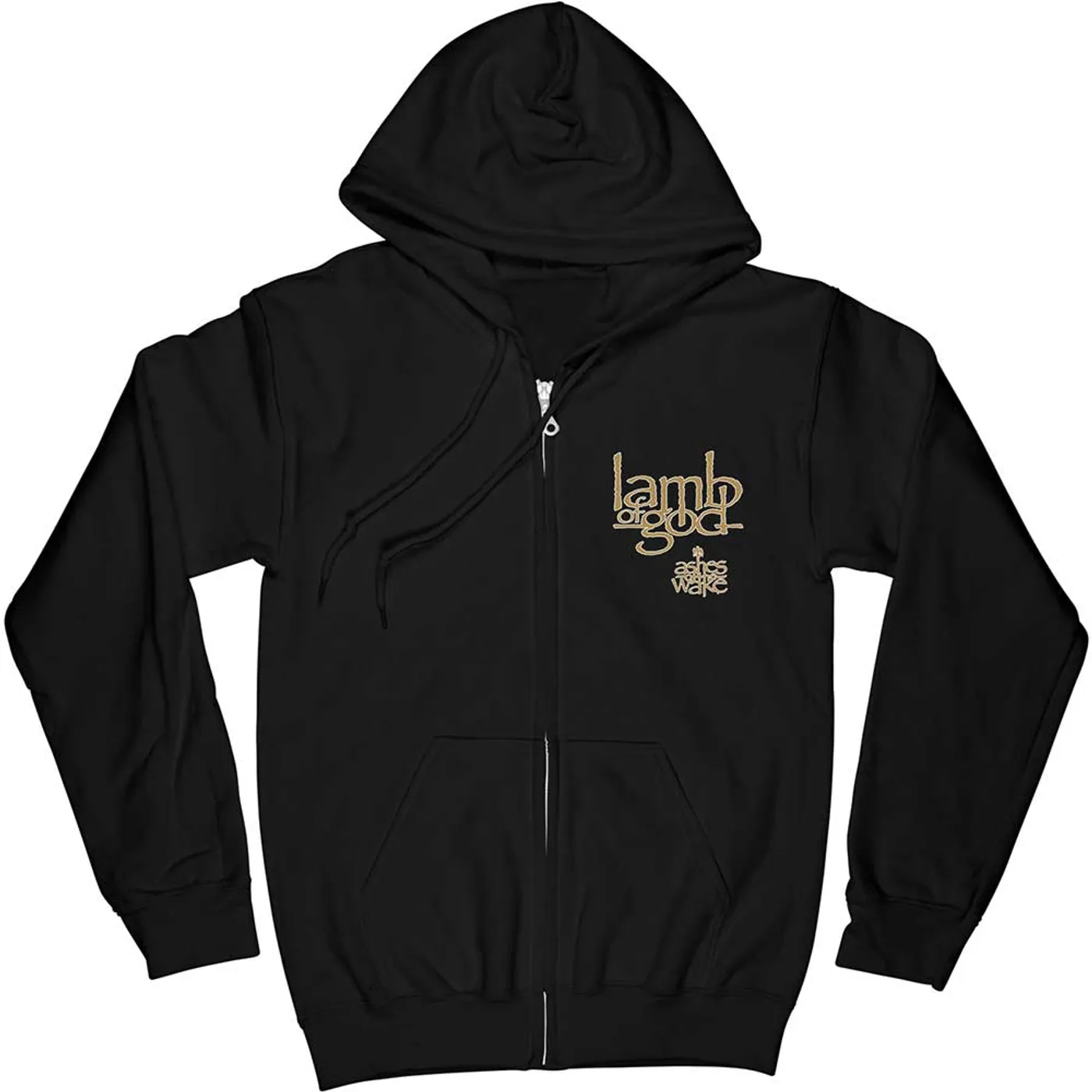 Lamb Of God Zip Hoodie - Ashes Of The Wake Album Cover
