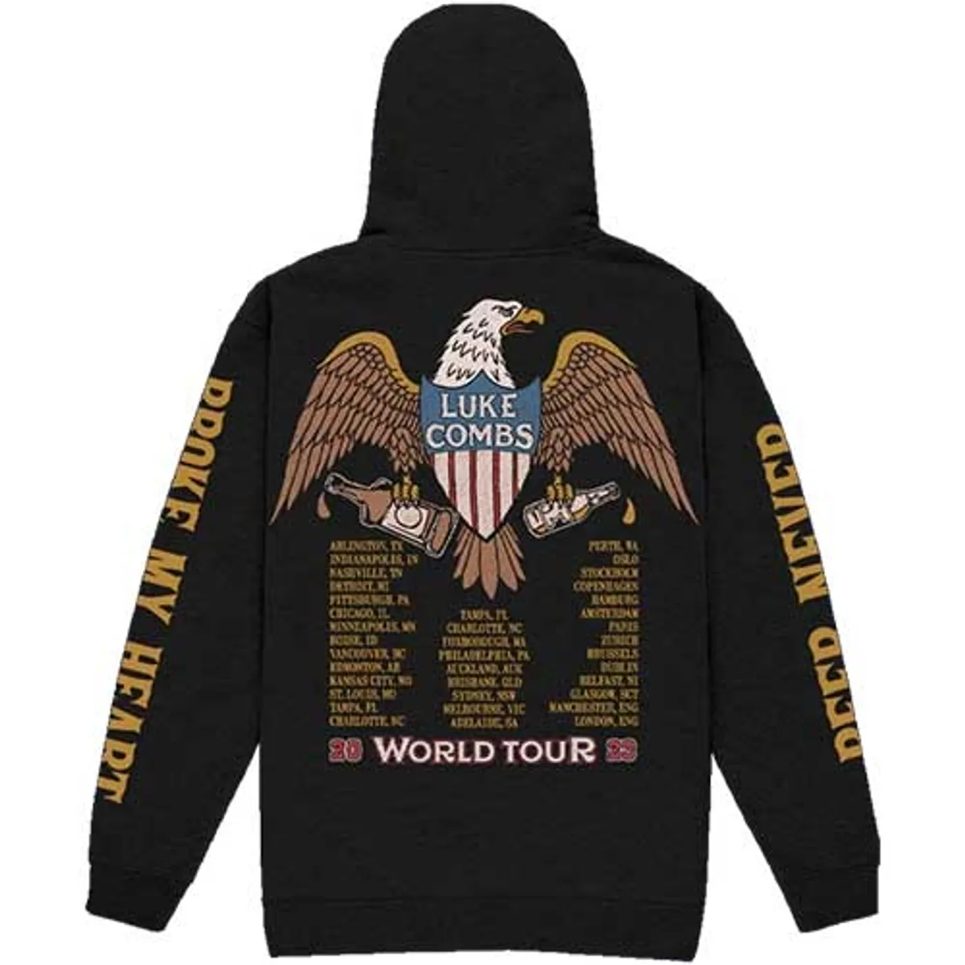 Luke Combs Pullover Hoodie - Tour '23 Eagle