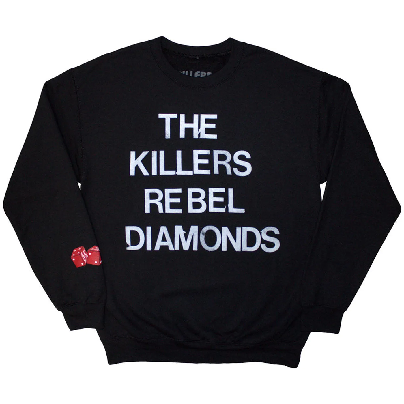 The Killers Sweatshirt - Tour '24 Rebel Diamonds Stacked