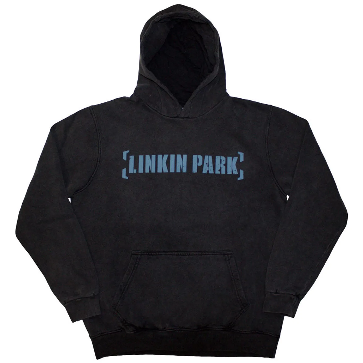 Linkin Park Stone Wash Pullover Hoodie - Meteora Portraits Stone Wash