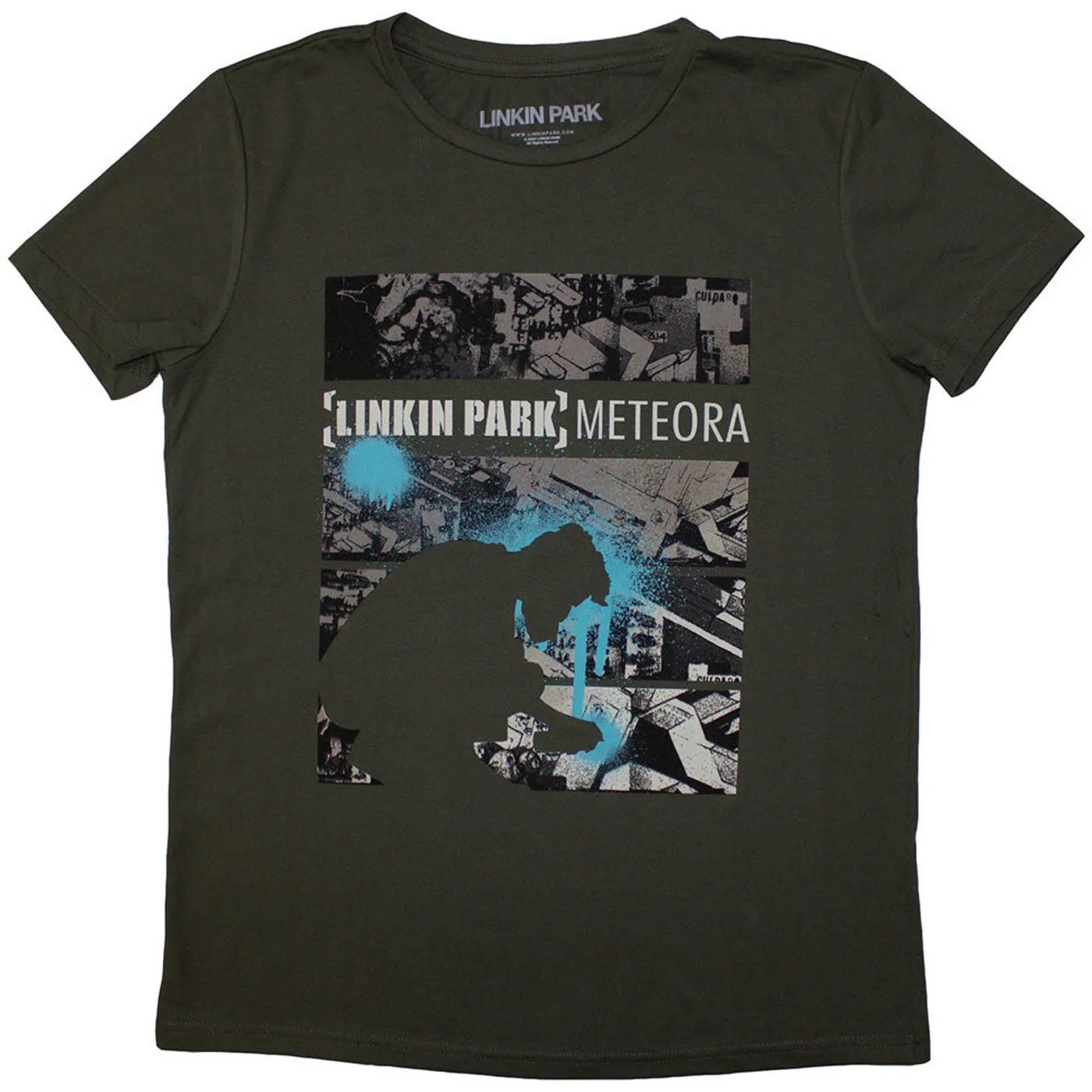 Linkin Park Woman's T Shirt - Meteora Drip Collage