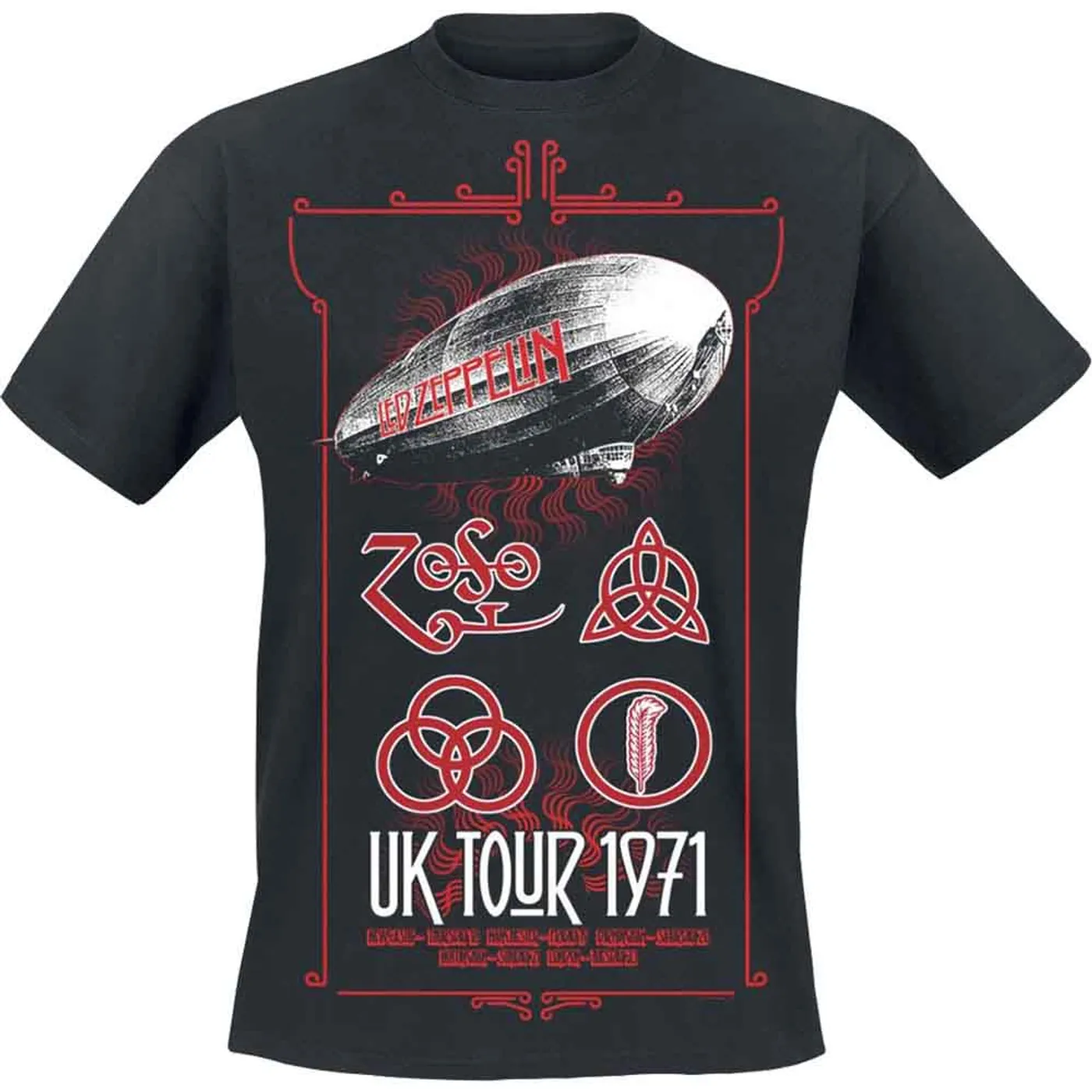 Led Zeppelin T Shirt - UK Tour '71