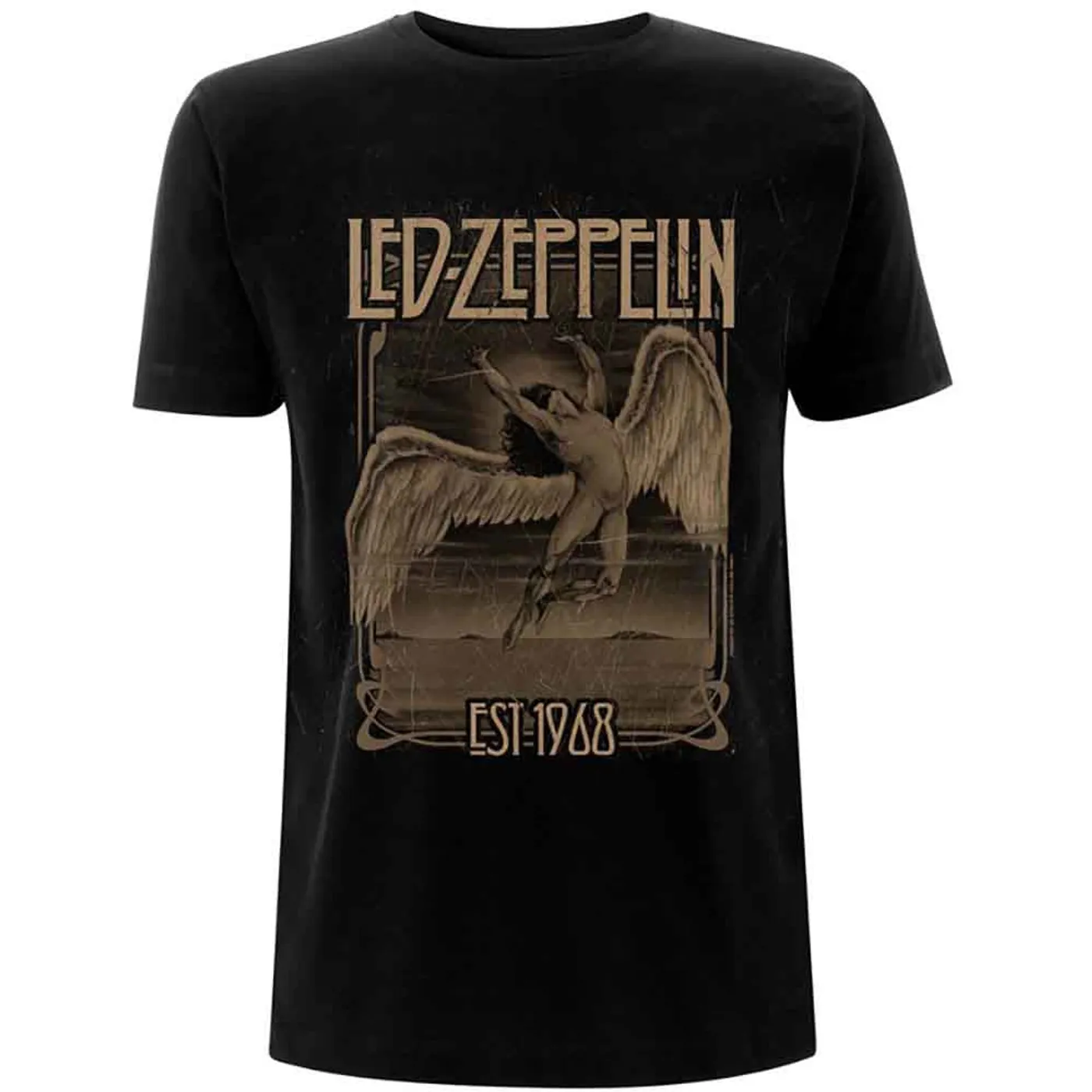 Led Zeppelin T Shirt - Faded Falling
