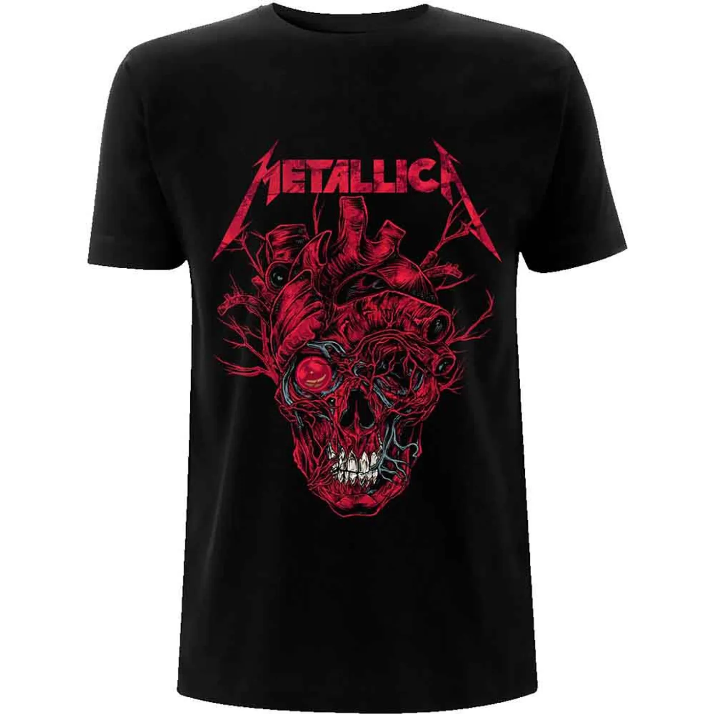 Metallica T Shirt - Heart Skull