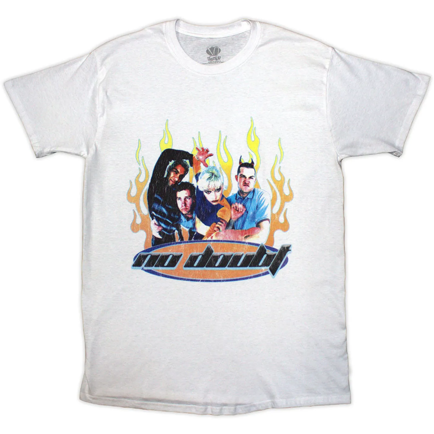 No Doubt T Shirt - Flames