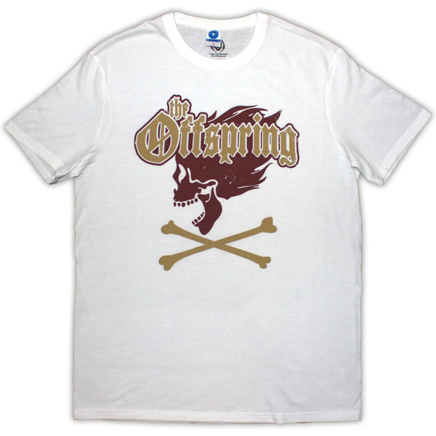 The Offspring T Shirt - Screaming Skull