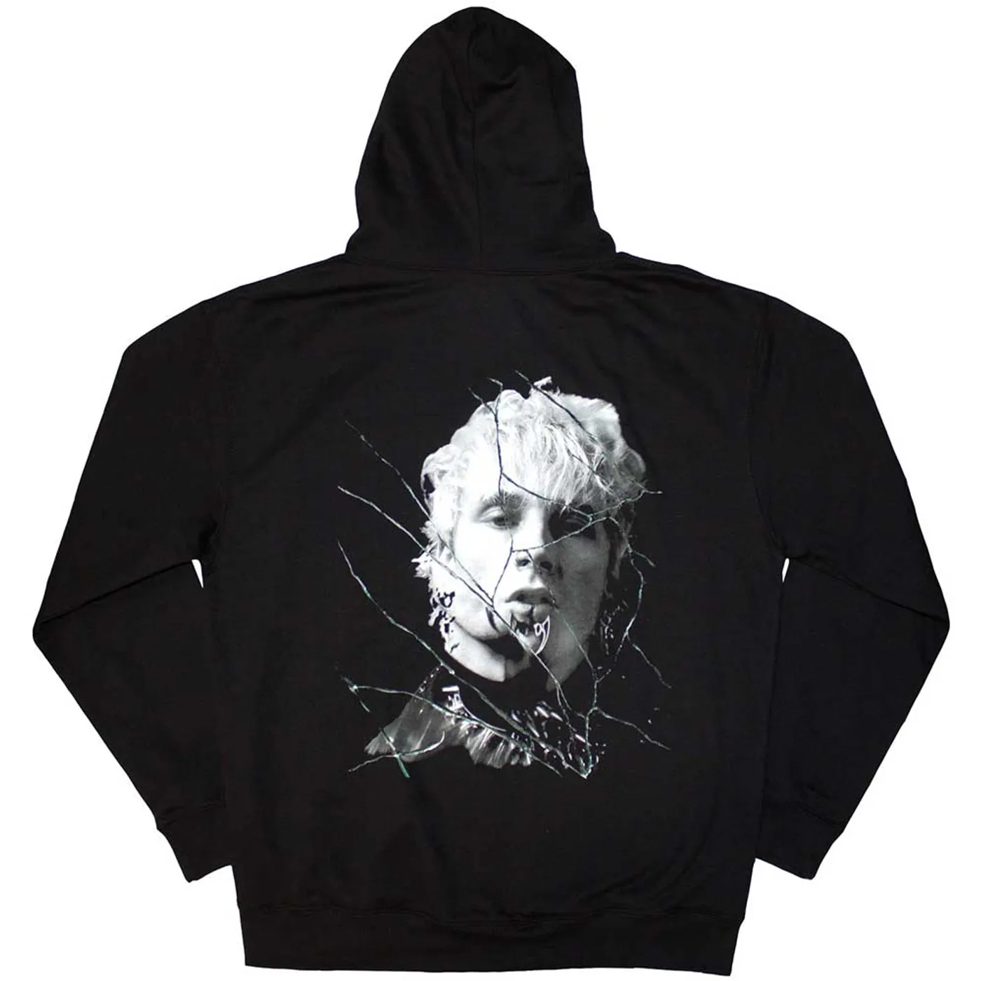 Machine Gun Kelly Pullover Hoodie - Cracked Glass