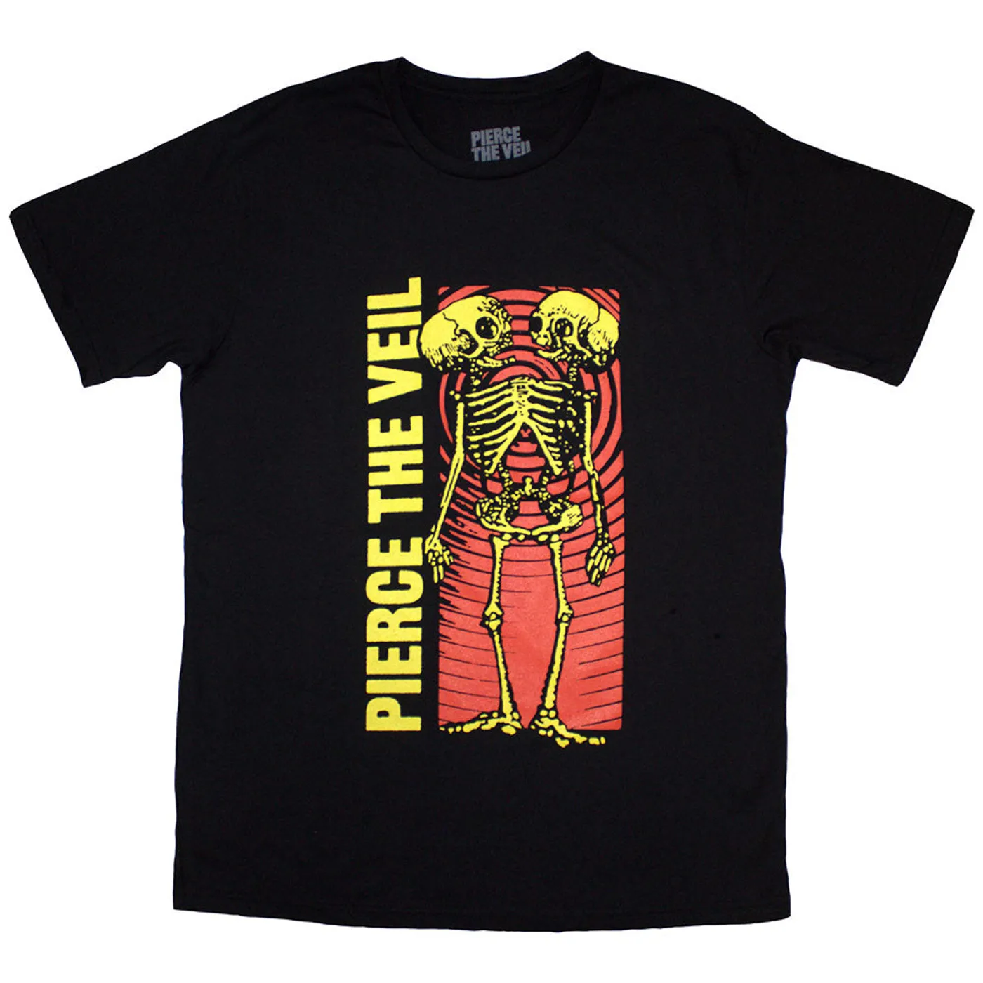 Pierce The Veil T Shirt - Wavy Skeleton