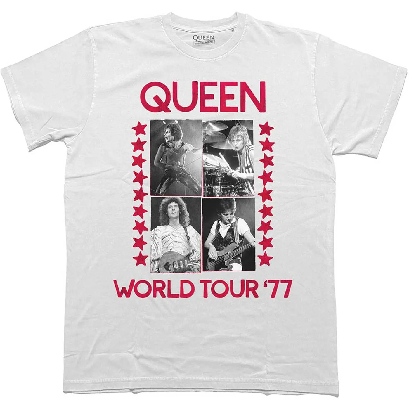 Queen T Shirt - World Tour 77