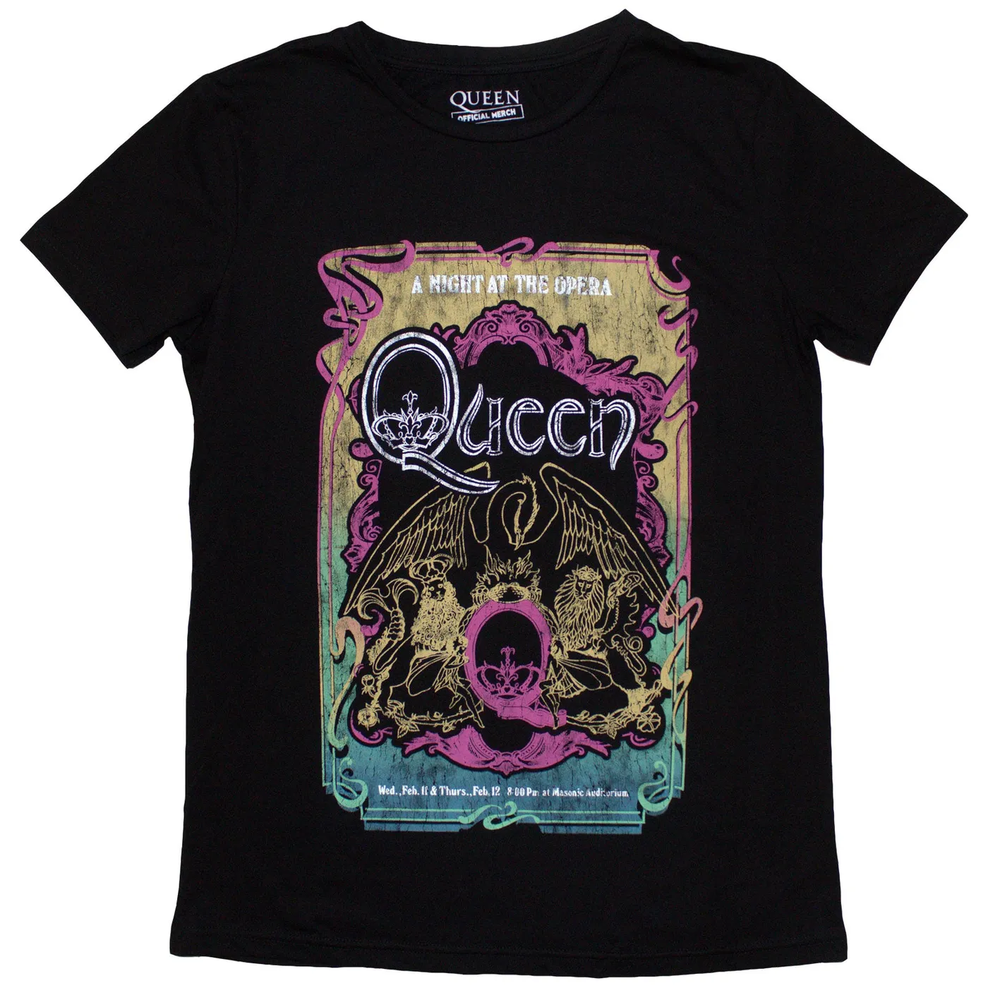 Queen Woman's T Shirt - A Night At The Opera Tour '76