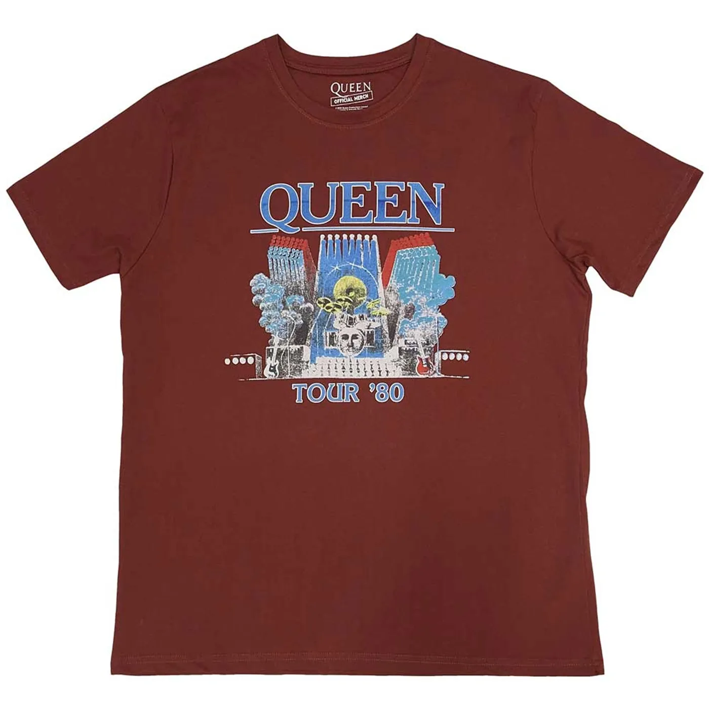 Queen T Shirt - Tour '80