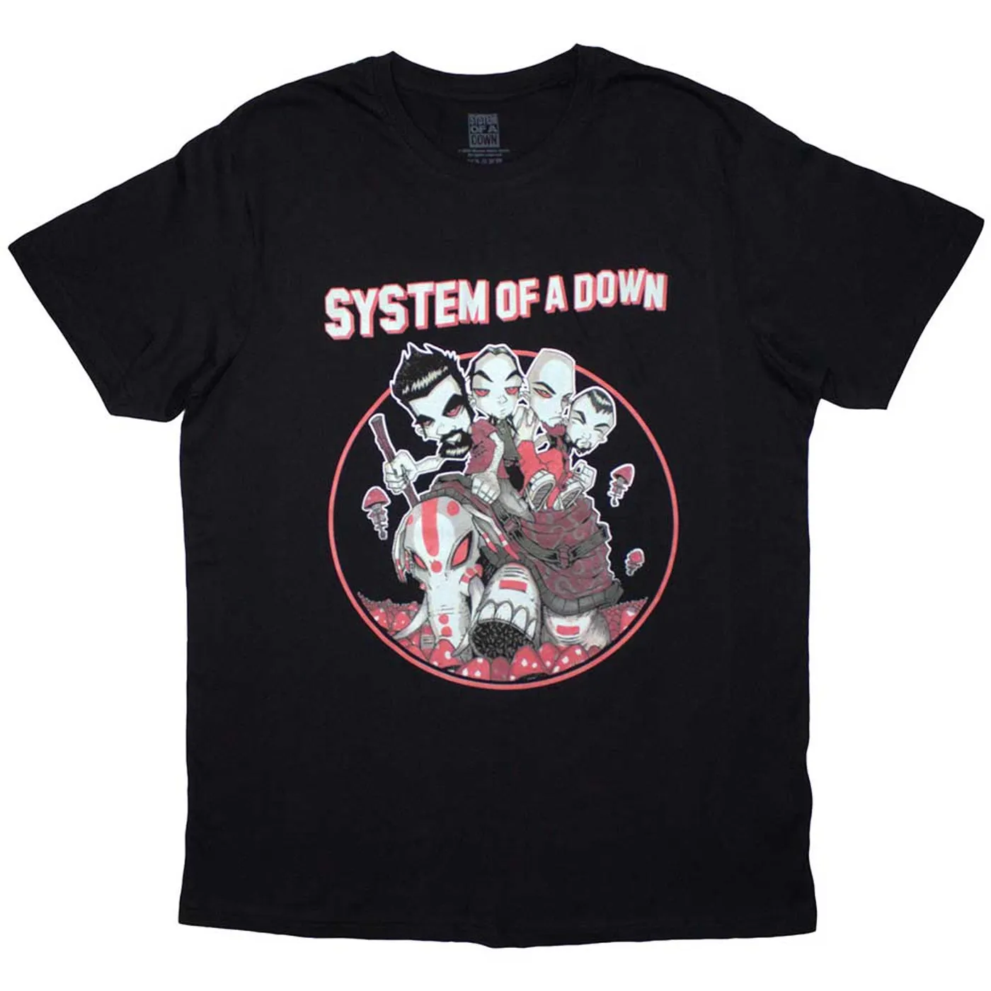 System Of A Down T Shirt - Mushroom People