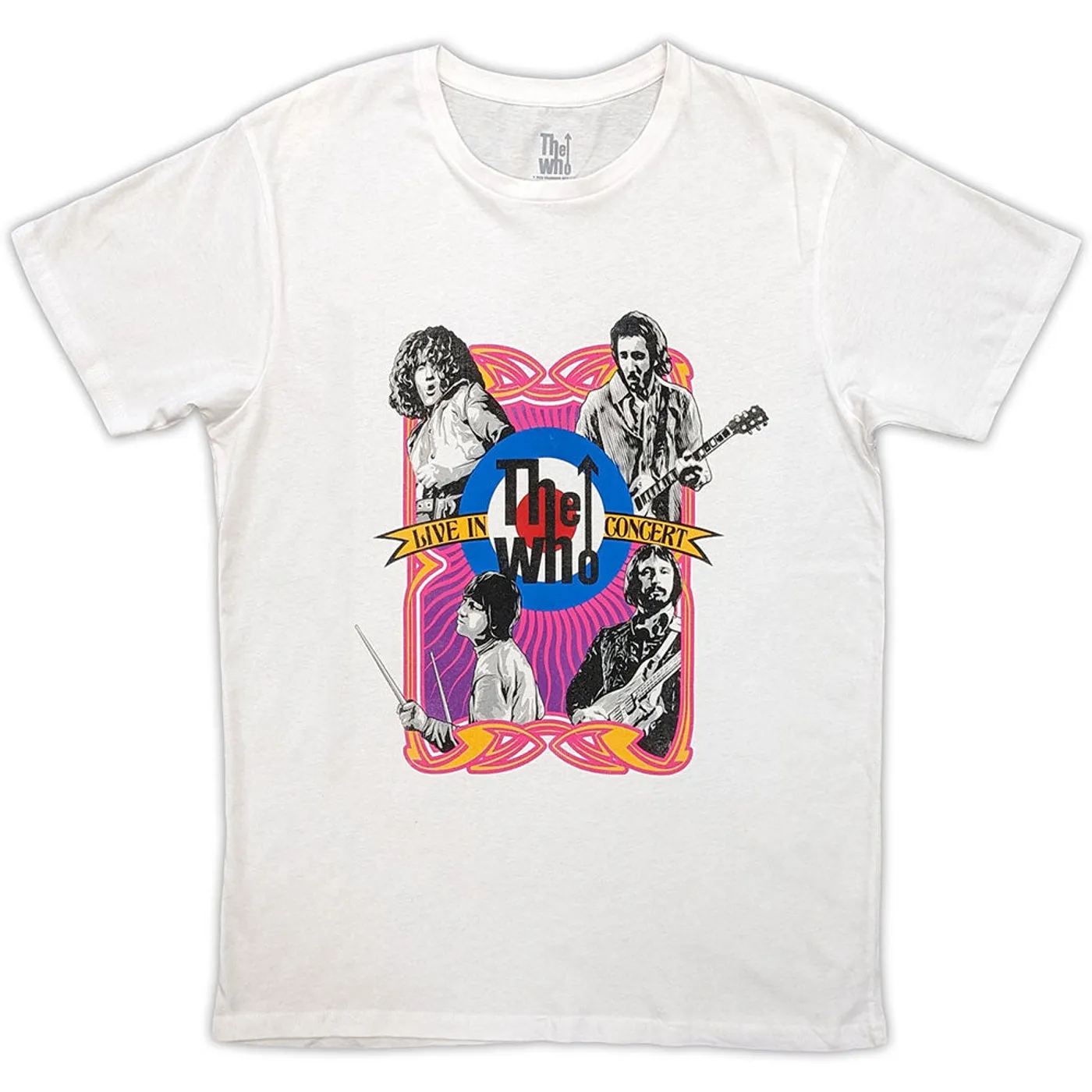 The Who T Shirt - In Concert Target Logo
