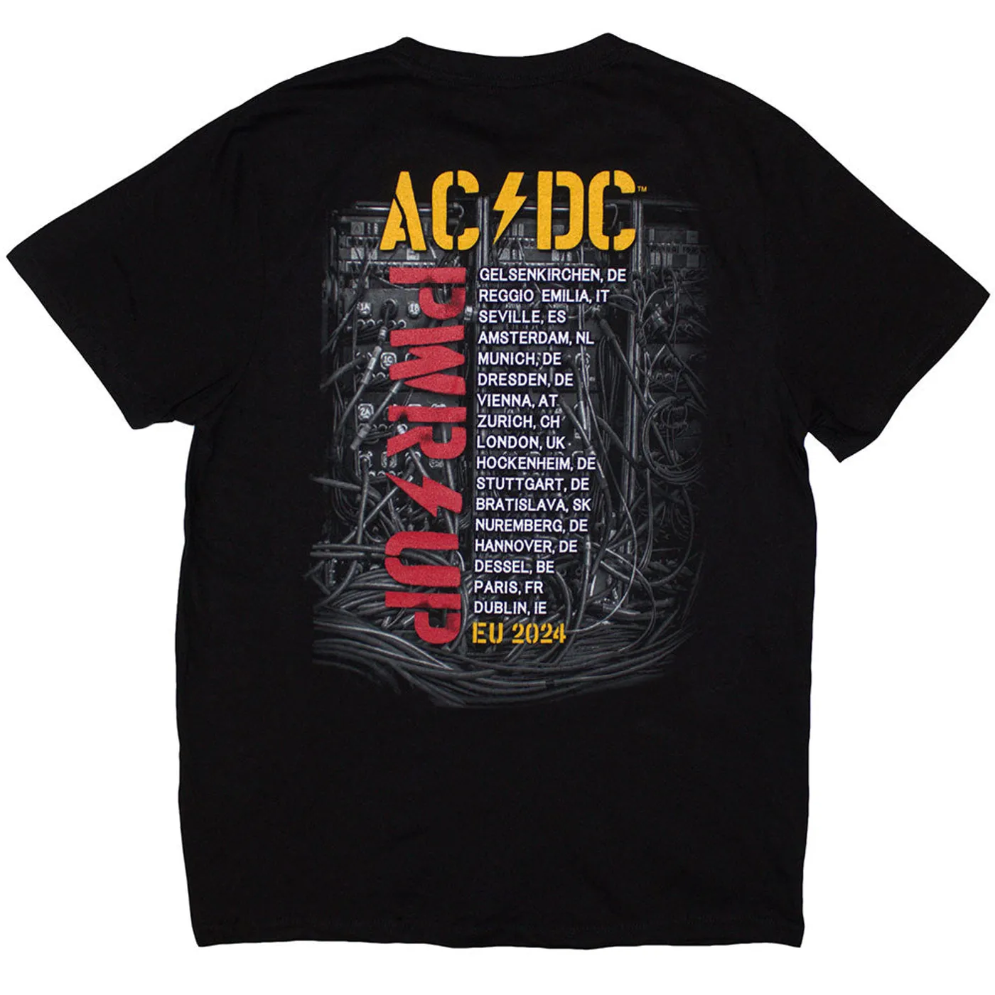 AC/DC T Shirt - Control Wires EU Tour '24