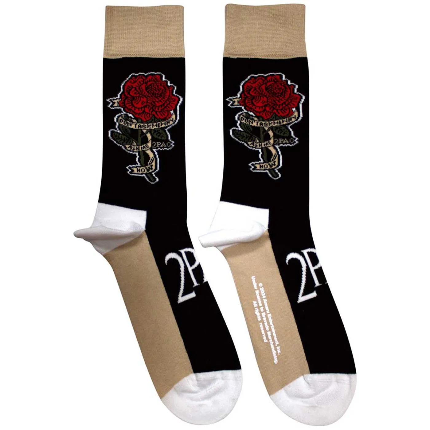 Tupac Ankle Socks - Thug Life