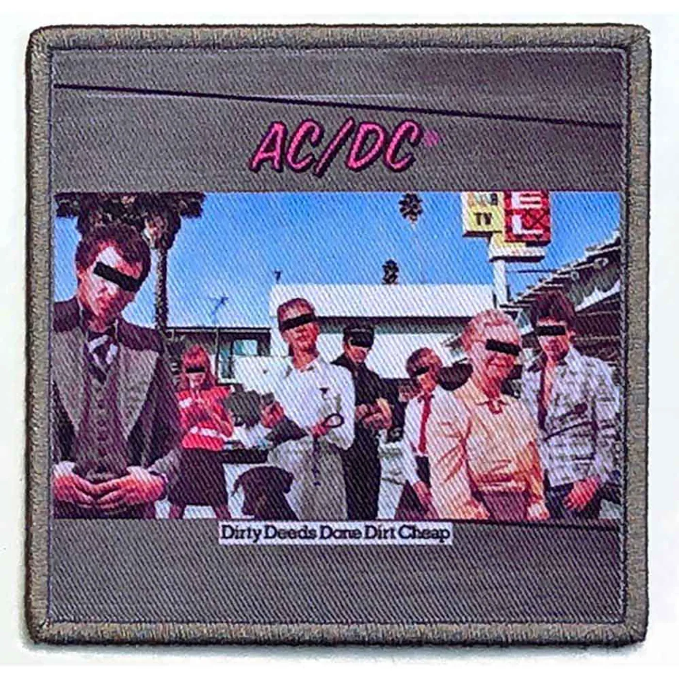 AC/DC Patches - Iron On - Dirty Deeds Done Dirt Cheap