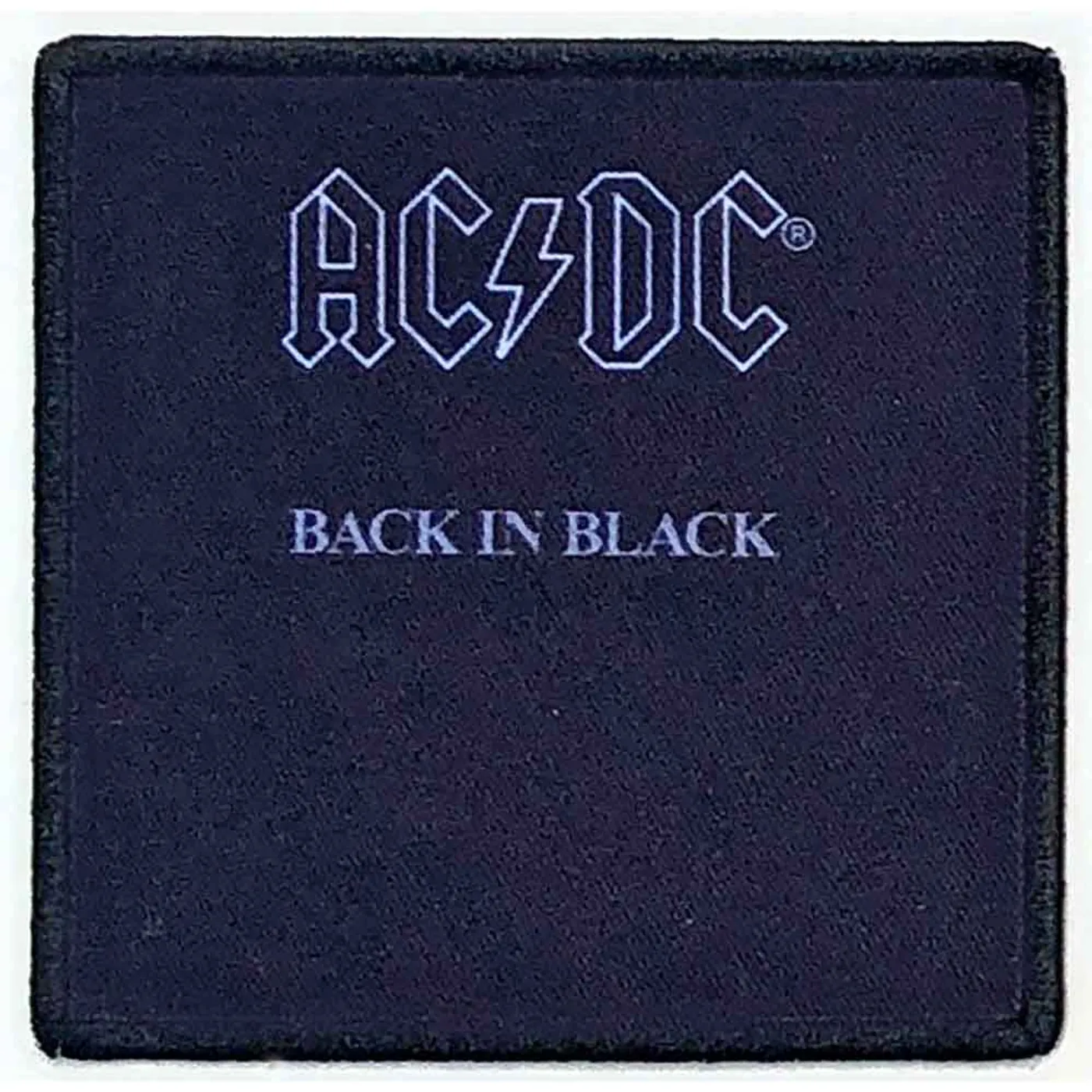 AC/DC Patches - Iron On - Back In Black