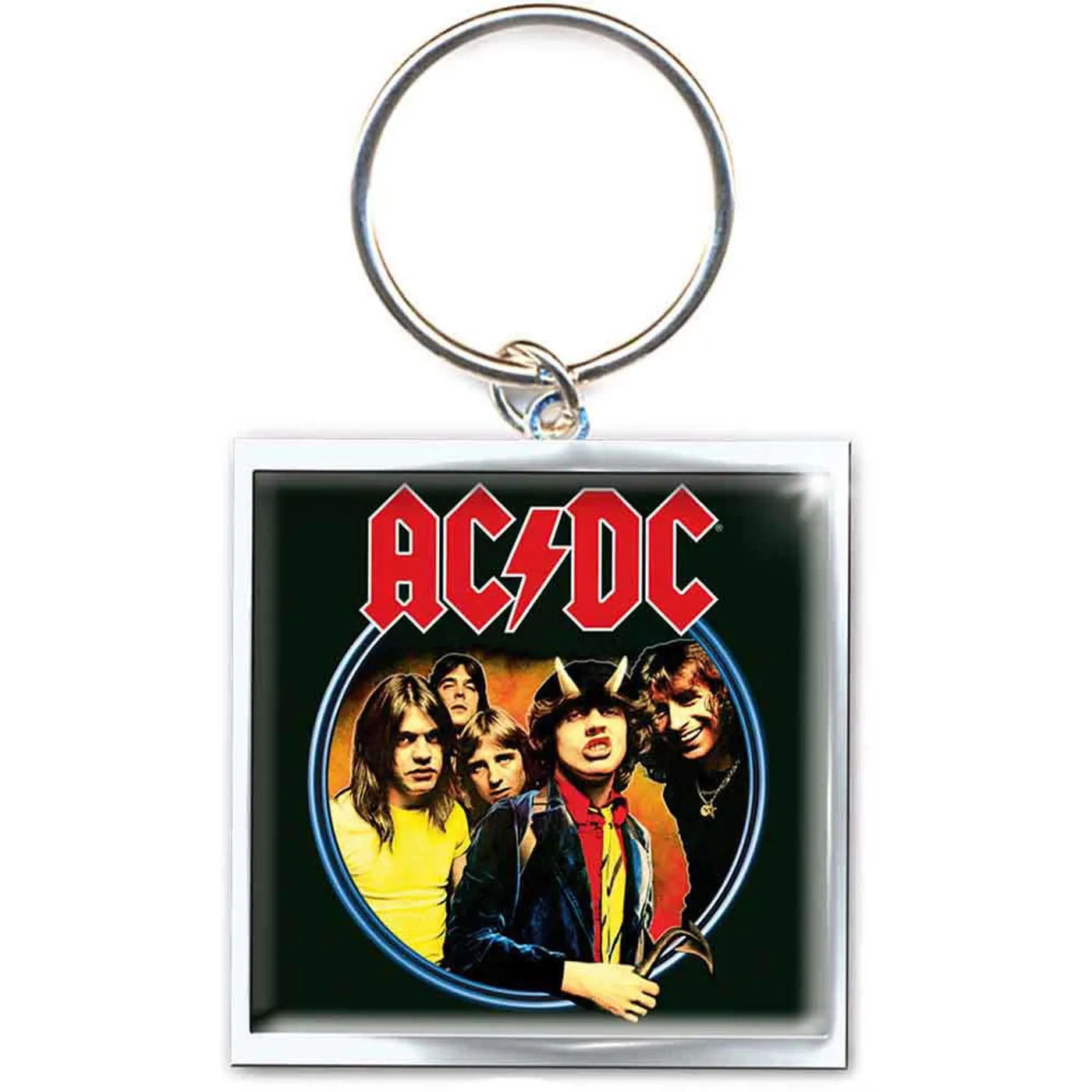 AC/DC Standard Keychains - Devil Angus Metal