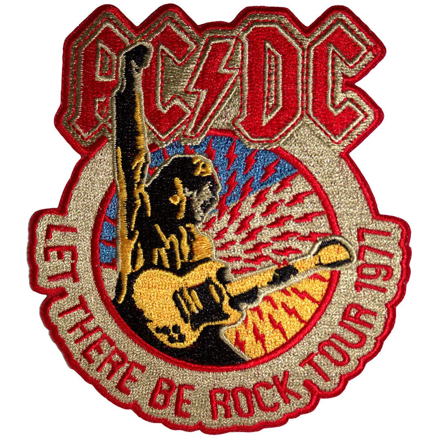 AC/DC Patches - Iron On - Let There Be Rock Tour 1977