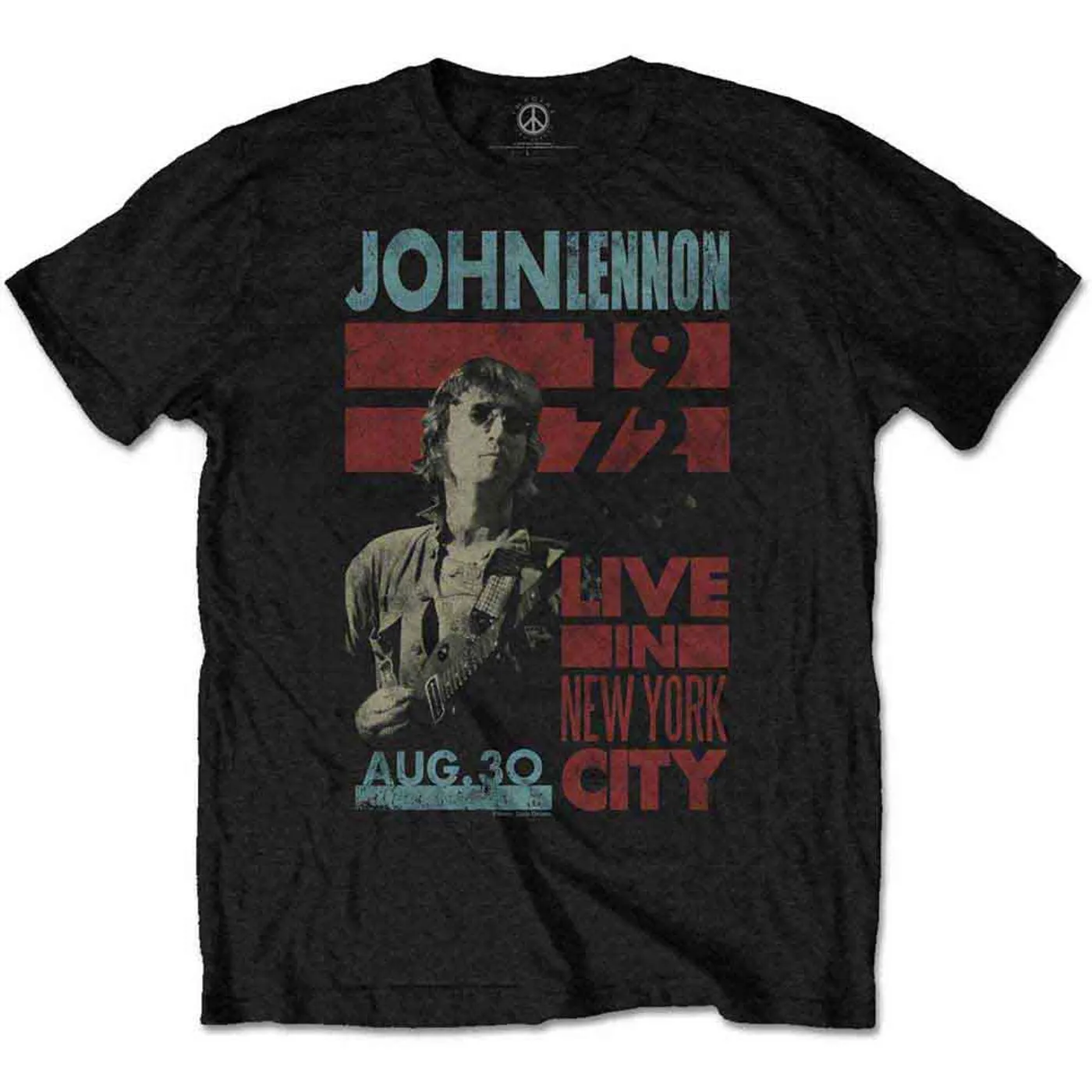 John Lennon T Shirt - Live In NYC