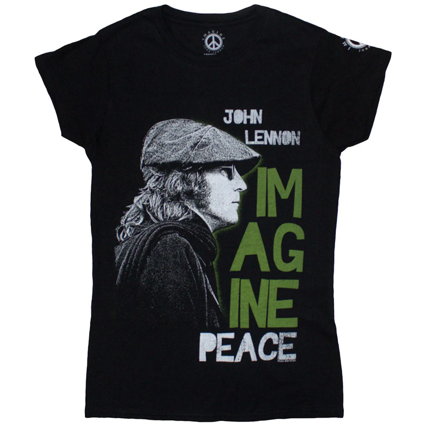John Lennon Woman's T Shirt - Imagine Peace