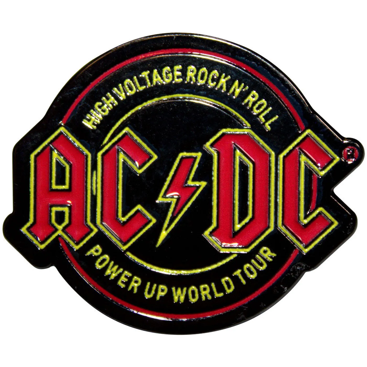AC/DC Pin - Badge - High Voltage Rock N Roll Power Up World Tour