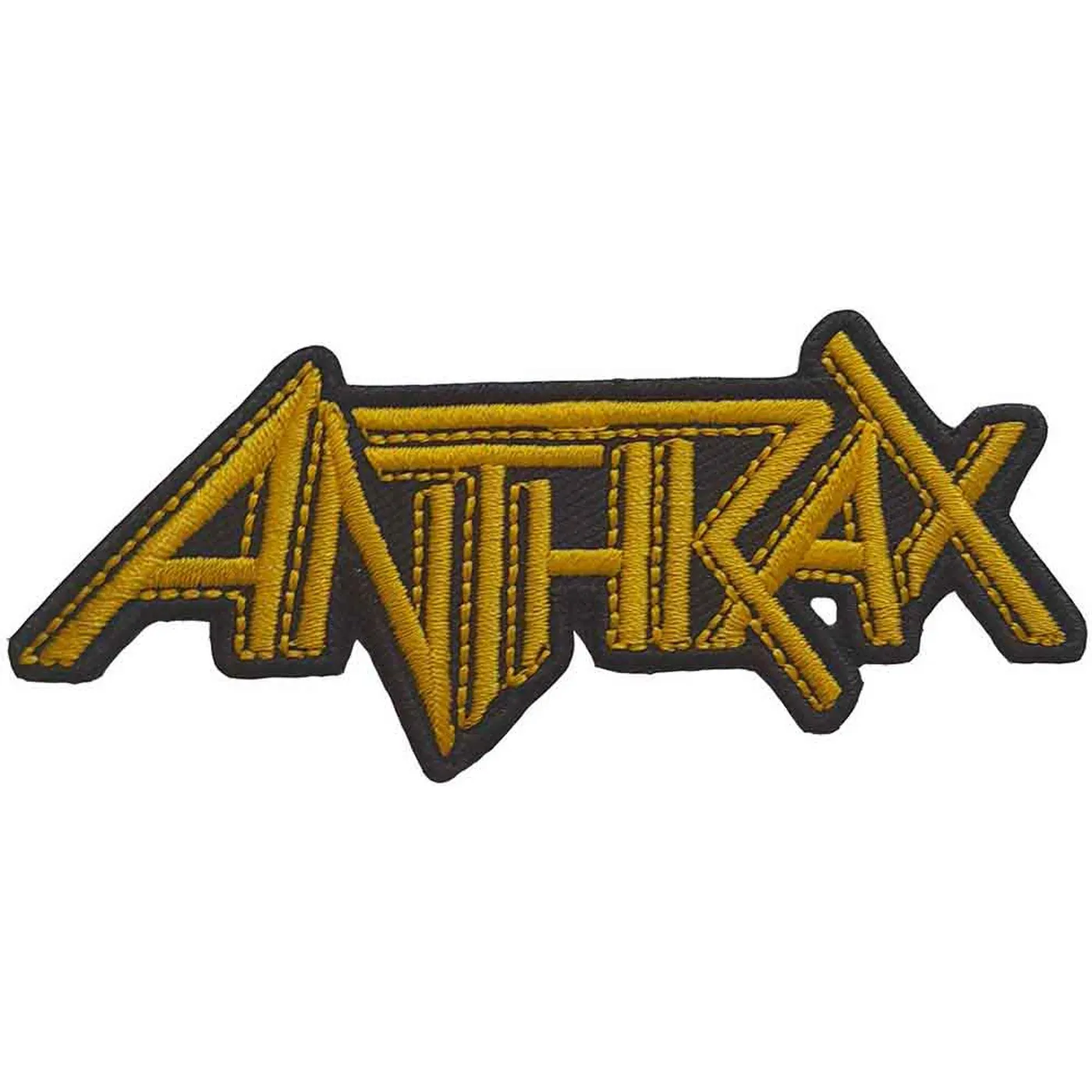 Anthrax Patches - Iron On - Yellow Logo