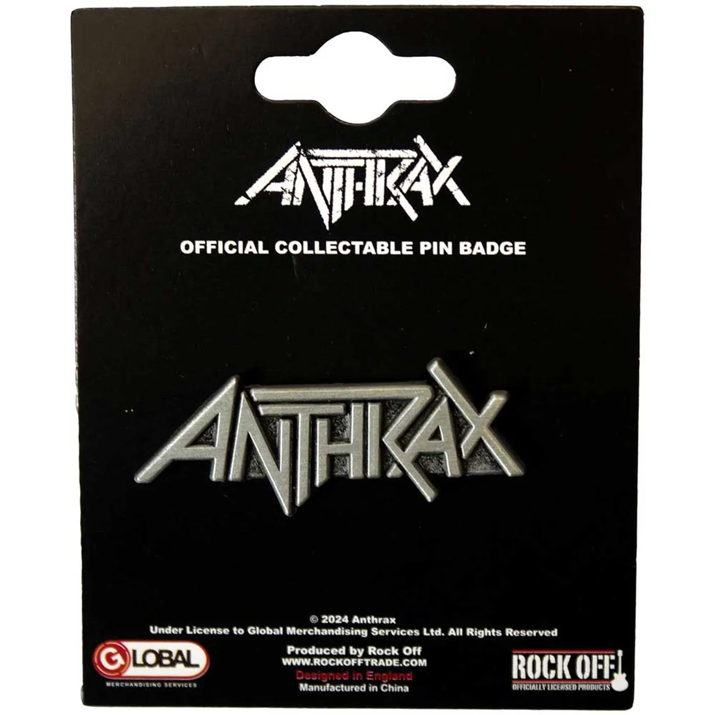 Anthrax Pin - Badge - Logo