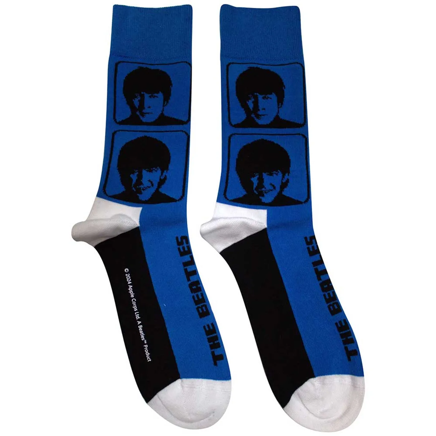 The Beatles Ankle Socks - A Hard Day's Night Headshots