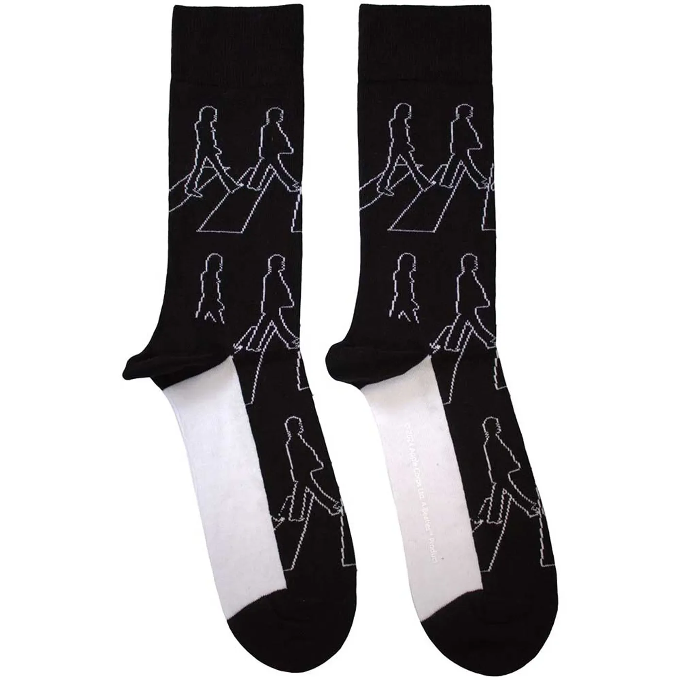 The Beatles Ankle Socks - Abbey Road Outlines