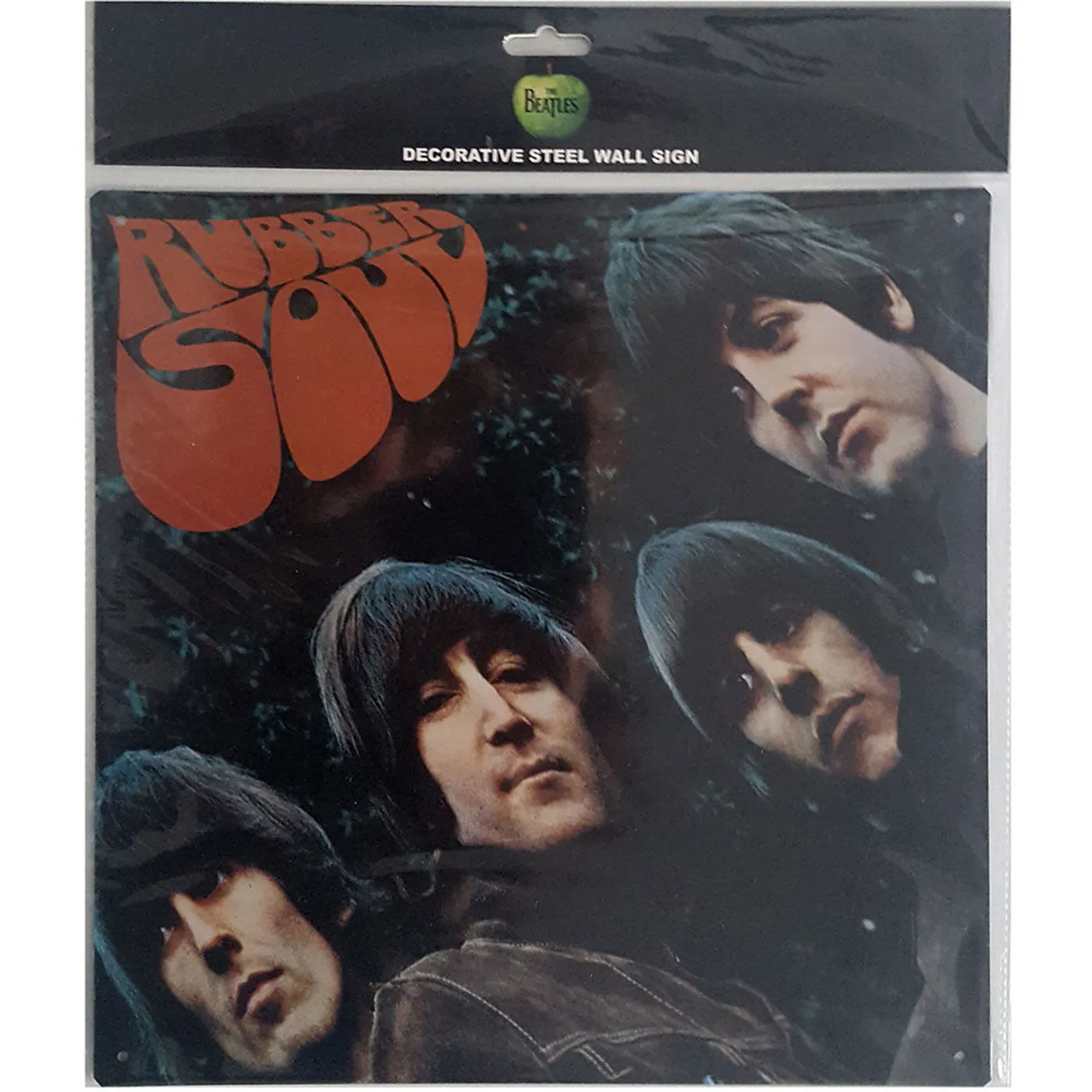 The Beatles Collectables - Tin Signs 30x30 - Rubber Soul Album Cover Steel