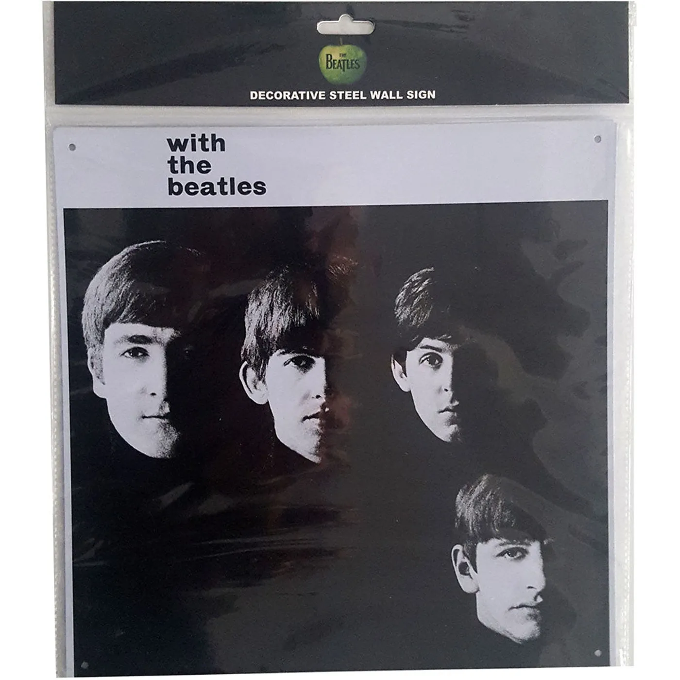 The Beatles Collectables - Tin Signs 30x30 - With The Beatles