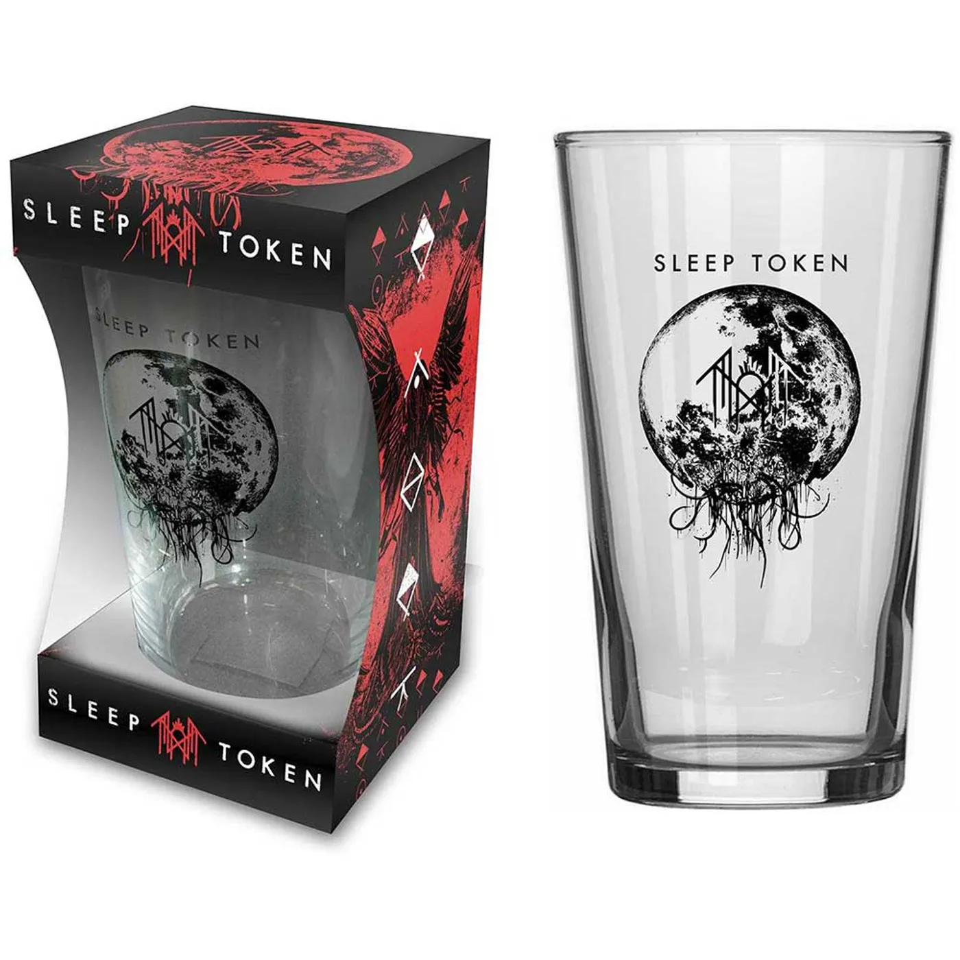Sleep Token Beer Glass - Take Me Back To Eden