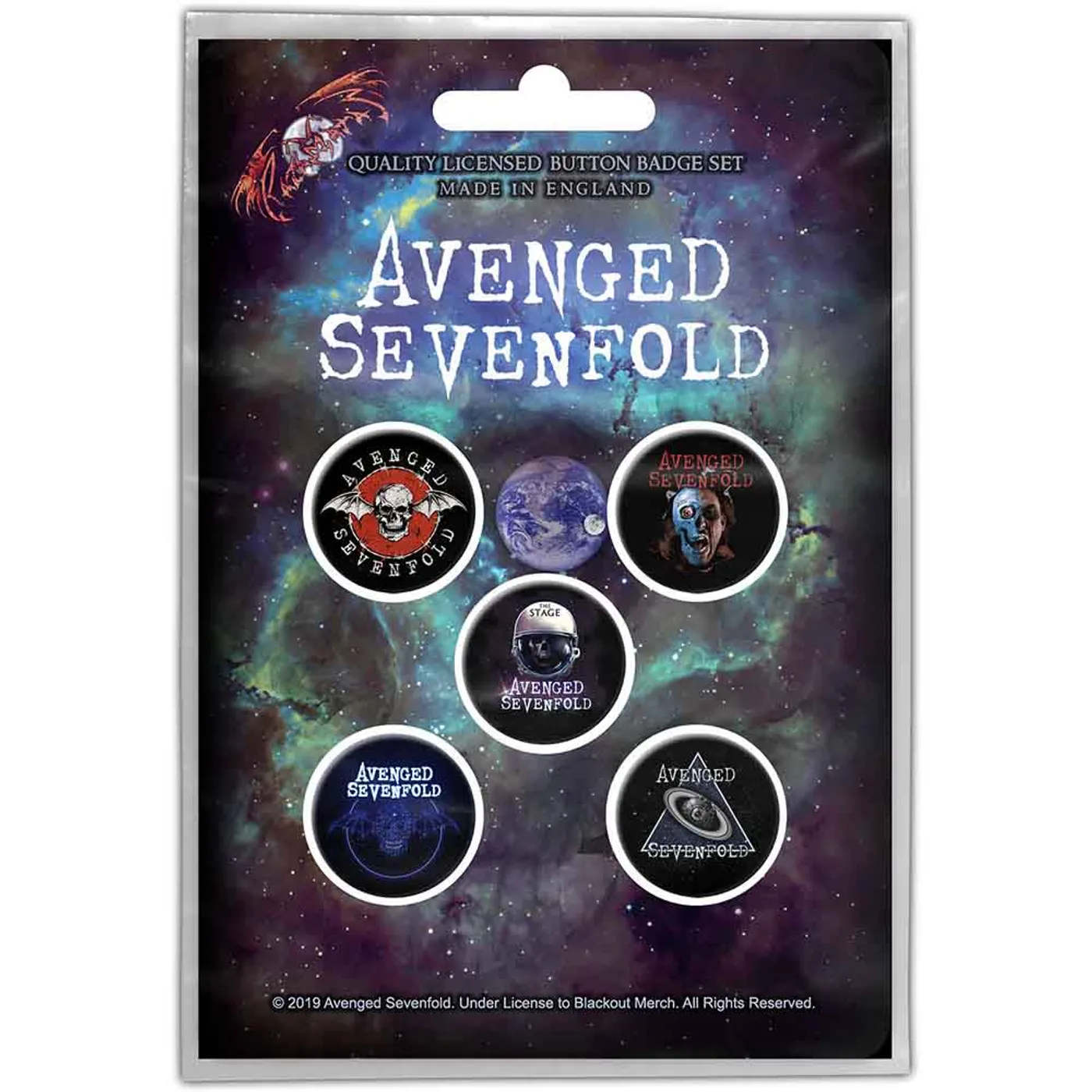 Avenged Sevenfold Plastic - Pin Badge - The Stage